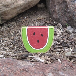 WATERMELON SHAPED BLOCK for Summer, shelf, desk, office and kitchen home decor image 2