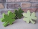Free standing CLOVER or SHAMROCK SET of 3 for St. Patricks day and home decor 