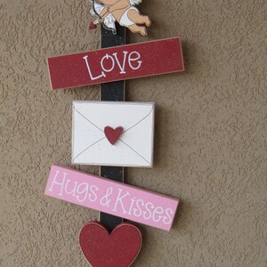 VALENTINE Thoughts, cupid, love letter, heart, wall, door, office, and home decor image 3