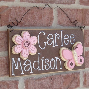 Custom Personalized Name or Word Sign for children, home, desk, shelf, decor image 5