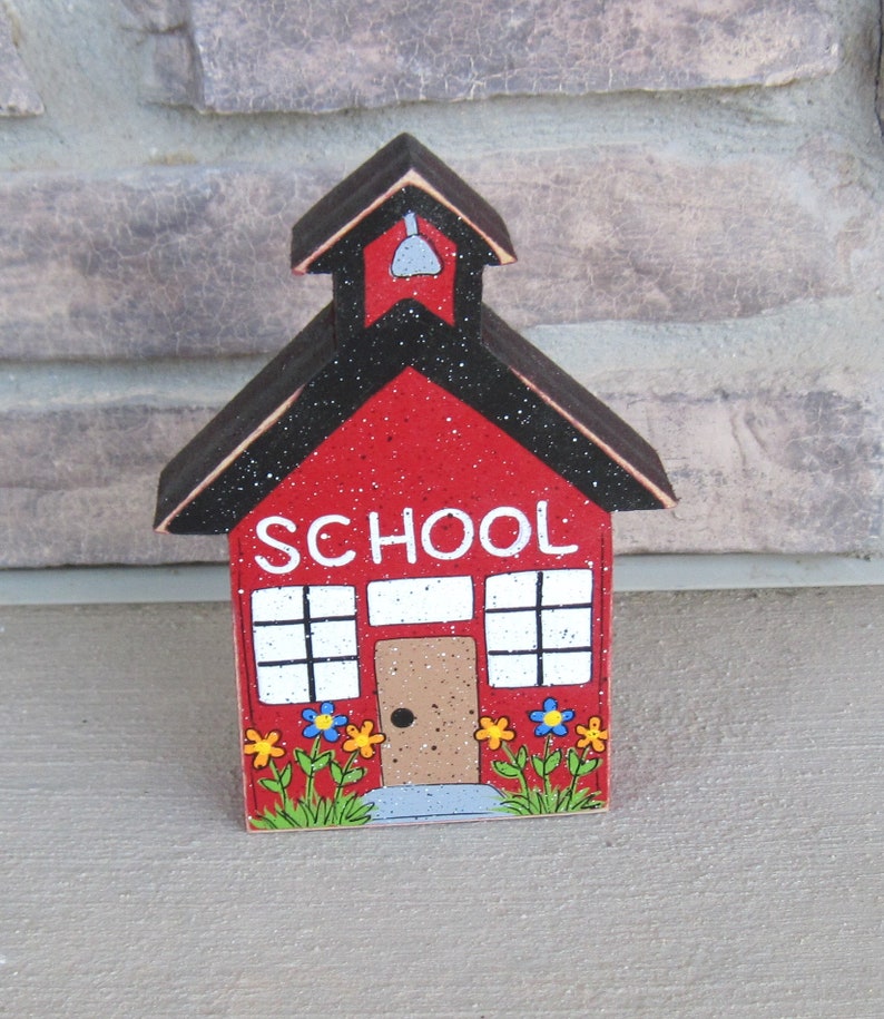 SCHOOL HOUSE Shelf Sitter Block Shelf Desk Office and Home Etsy