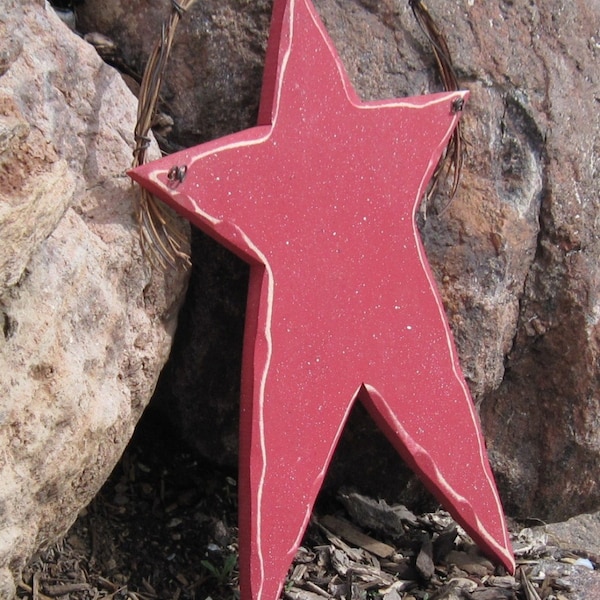 LARGE HANGING STAR for Americana, July 4th, wall and door hanging decor