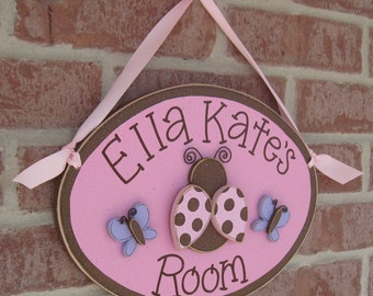 Custom Personalized Name or Word Oval Sign for children, home, desk, shelf, decor