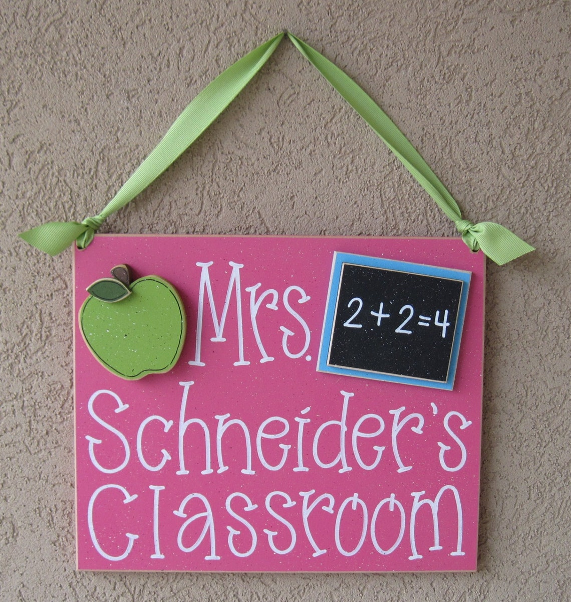 Custom Teacher Personalized Name or Word Sign for children Etsy