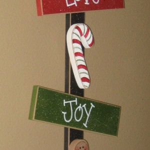 CHRISTMAS LOVE, Joy, and GIVING for Christmas, noel, wall, door, office, and home decor image 2