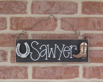 CUSTOM PERSONALIZED Name or Word SIGN for children, home, desk, shelf, decor