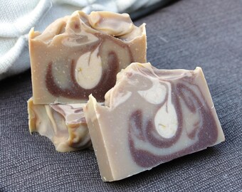 Savon à la soie Figue Glacée, fig soap, beer soap, savon à la bière, corps,  cheveux