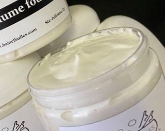 Baume  fouetté onctueux au beurre de karité, jojoba, argan, mango butter, beurre  mangue, soie, olive, body whip, shea butter