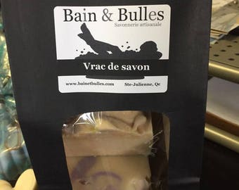 Savons en vrac Les imparfaits,  liquidation, lot de savon, savon fait main, special, rabais