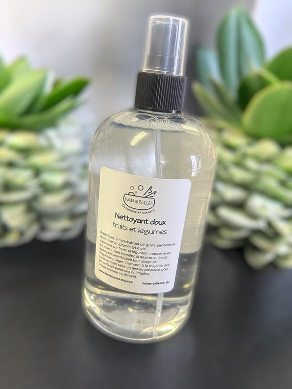 Gentle Fruit & Vegetable Wash: Natural All-purpose Cleaner - Etsy