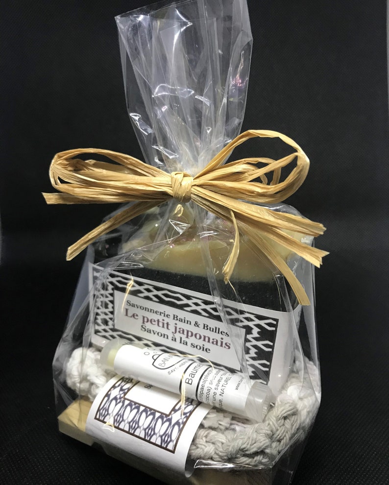 Conjunto cadeau fait main, natural, cadeau, panier cadeau imagen 1