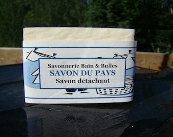 Handmade Laundry Stain Remover Soap: Natural Vegan Formula