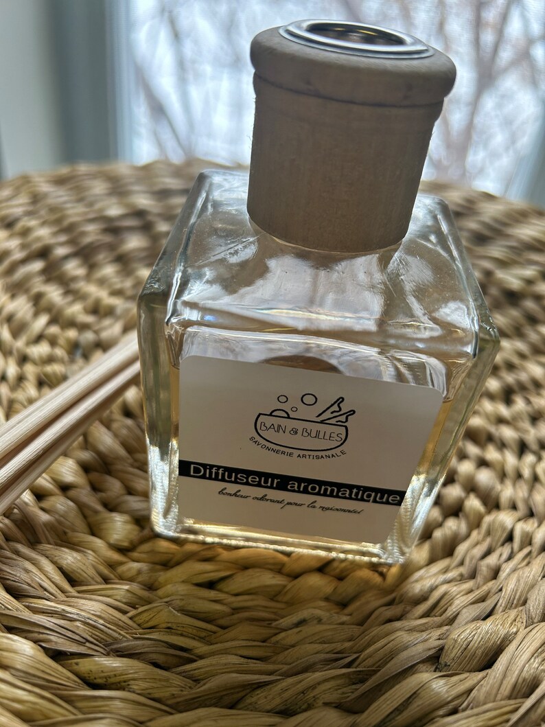 Diffuseur aromatique avec bâton de rotin de bambou, parfum de maison, reed diffuser, house perfume, home fragrance image 7