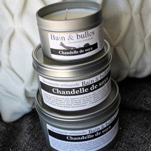 Chandelle 14oz de cire de soya, massage, candle, natural candle, vegan, sans ogm, soywax candle. 80 heures image 8