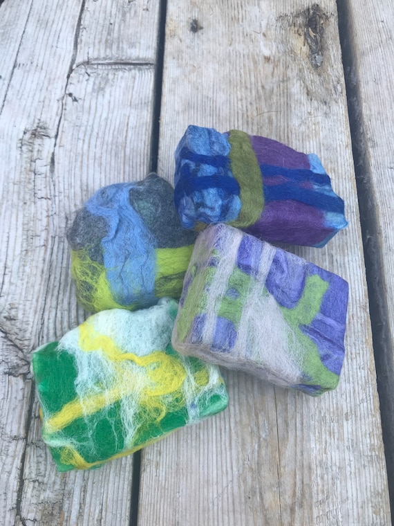 Merino Wool Felted Soap: Exfoliating, Eco-Friendly Travel Soap