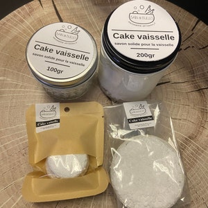 LIQUIDATION Cake vaisselle, zéro déchet, savon vaisselle, tawashi, jute, coton, acrylique, scrubby cake soapdish