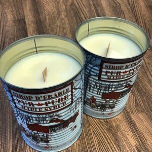 Maple Scented Soy Wax Candle: Vegan Massage Candle, 100+ Hour Burn