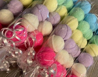 Mini Bath Bombs: Small Baby Bath Fizzers, Set of 6 (45gr)