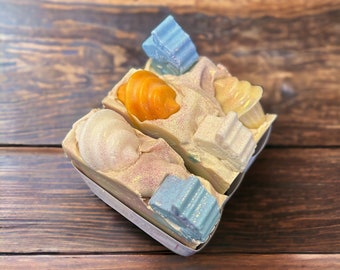 Savon Pet de licorne, unicorn fart, rock candy, bonbon sucré, fait main, silk soap, handmade,  argile, soie