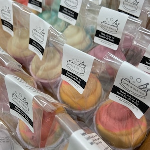 Mini Soap and Bath Bomb Set: Christmas Stocking Stuffer