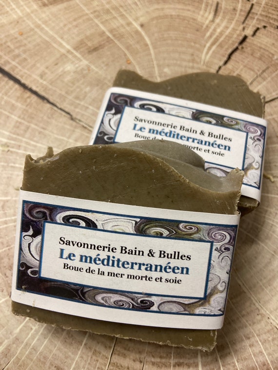 Savon Boue De Mer Noir - 300g - Naturel à L'Aloe Vera Et Charbon - Pour Corps, Visage Et Cheveux