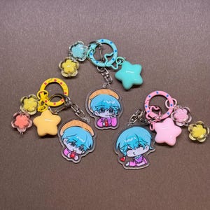 Kpop Demon Saja Boys Baby Keychain charms,  Kpop Hunter Saja Boys Charm Gifts