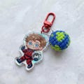 Grace Rocky Project Hail Mary Inspired Keychain charm, Sci Fi Novels Fandom Acrylic Keychain, Fanart Gift product logo