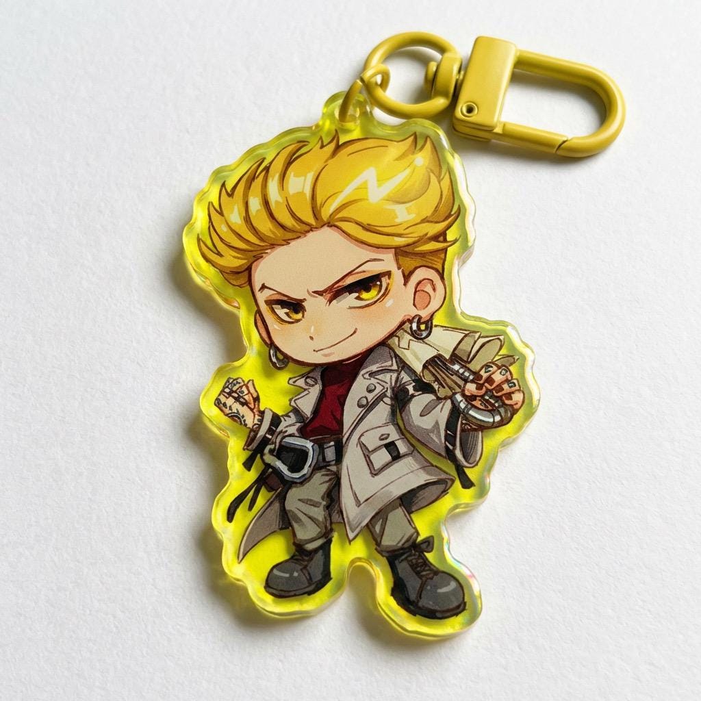 Zanka Keychain Gachiakuta Keychain Charm, Rudo, Enjin, Zanka Keychain Charm Gifts ...