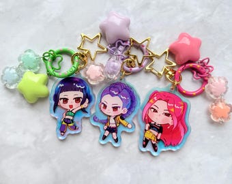 Rumi Zoey Mira Hunters Keychain Charm, Rumi, Zoey Baby, Mira