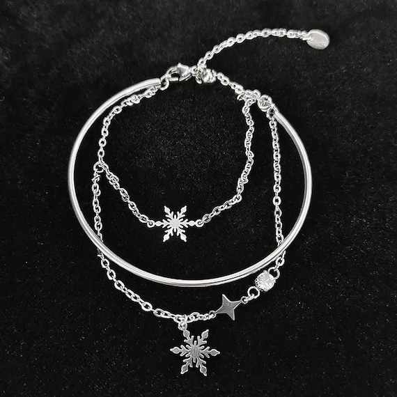 Zayne Love and Deepspace Snowflake Bracelet Set - Etsy