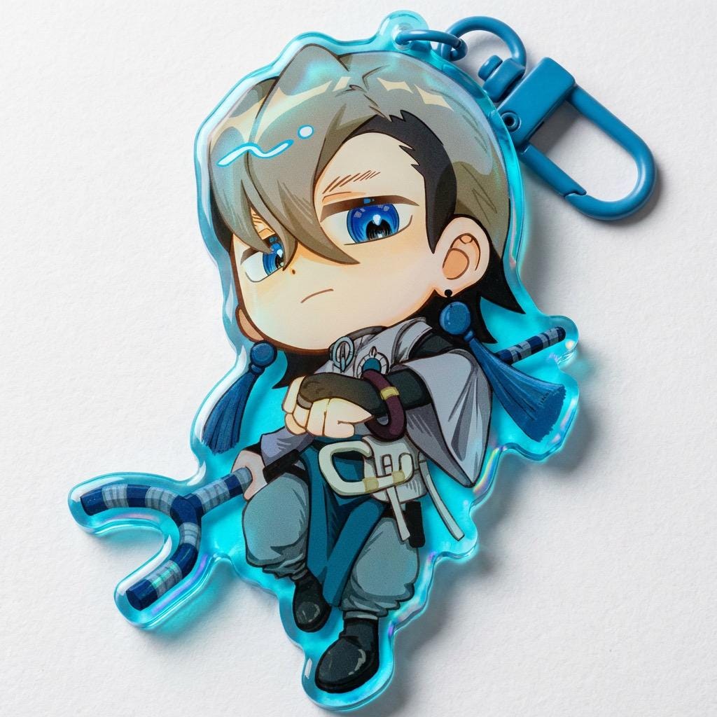 Zanka Keychain Gachiakuta Keychain Charm, Rudo, Enjin, Zanka Keychain Charm Gifts ...