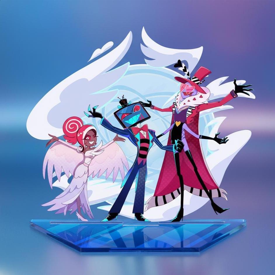 Hazbin Hotel Vees Inspired Acrylic Standee, Voxtek Fandom Display