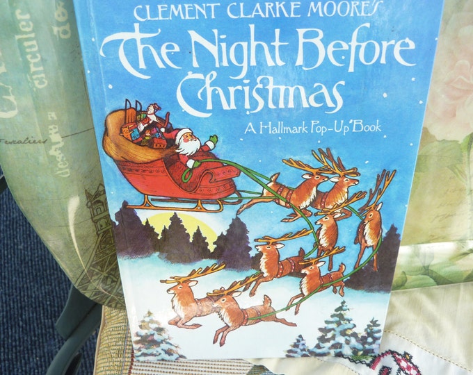 The Night Before Christmas Hallmark Pop up Christmas Book Free - Etsy