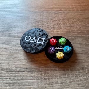 3D Printed Gonggi (Gong-gi) Korean Jacks – Case Included