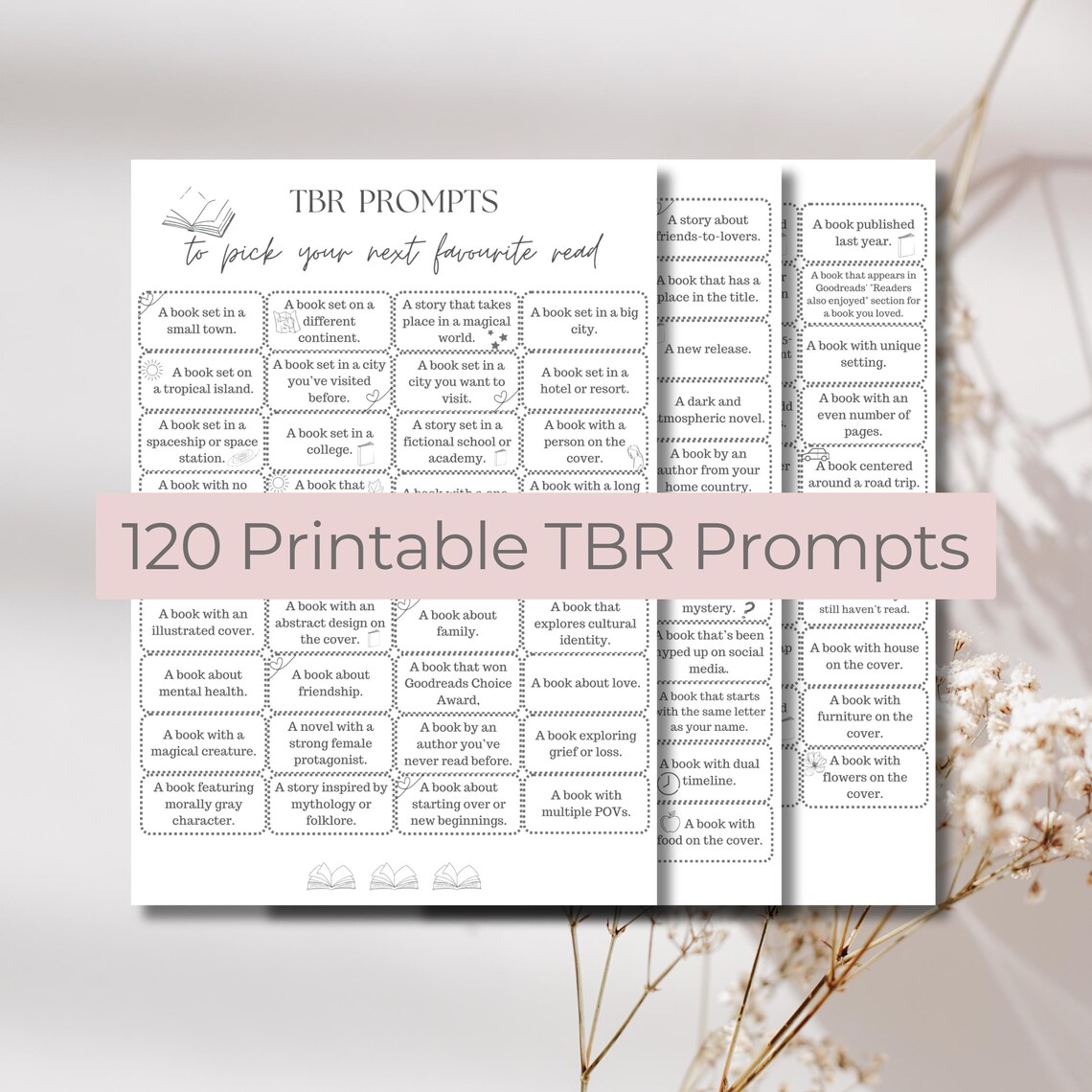 Bookish Game TBR Jar Prompts Printable Ideas To Read TBR Prompts Reader bookish-game-tbr-jar-prompts-printable-ideas-to-read-tbr-prompts-reader