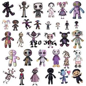 voodoo doll Clipart, voodoo doll jpg, Digital Image, High Quality - Instant Download #2