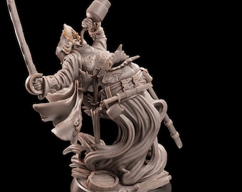 Miniatura in resina del pirata annegato ubriaco: 8K+ TTRPG e DnD Mini