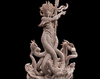 Green-Eyed Mermaid Resin Miniature | TTRPG | D&D | (8K+ Resolution)