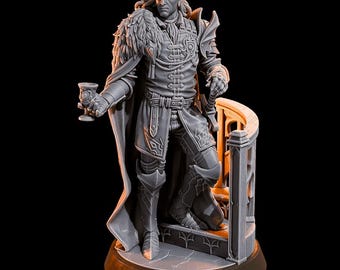 ドラキュラ伯爵の樹脂製ミニチュア：コレクター向けの8K+ TTRPGとDnDミニチュア
