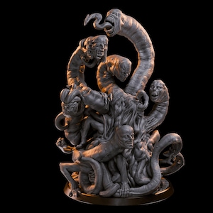 Void Hydra Resin Miniature (8k+ Resolution) TTRPG & DnD Mini for Tabletop Games, Fantasy RPGs, and Collectors