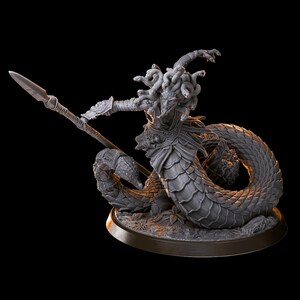 Matron of Snakes Resin Miniature (8k+ Resolution) TTRPG & DnD Mini for Tabletop Games, Fantasy RPGs, and Collectors