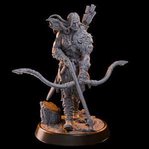 Lien, Sharp Sight Resin Miniature: 8K+ DnD TTRPG Mini