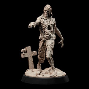 Zombie Miniature (8k+ Resolution) TTRPG & DnD Mini for Tabletop Games, Fantasy RPGs, and Collectors