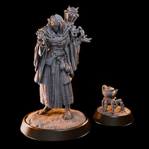 8K Resin Human Artificer Miniature: TTRPG, DnD, RPG