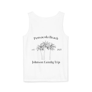 Personalized Group Vacation Tank Top, Family Vacation Trip Shirt, Friendcation Beach Tank, Group Beach Trip Tank Top, Bachelorette Tank Top