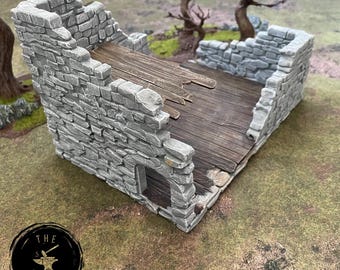 Ruined building - 28mm scatter terrain