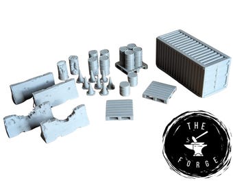 Urban Construction Scatter terrain - Marvel Crisis Protocol 28mm / 40mm