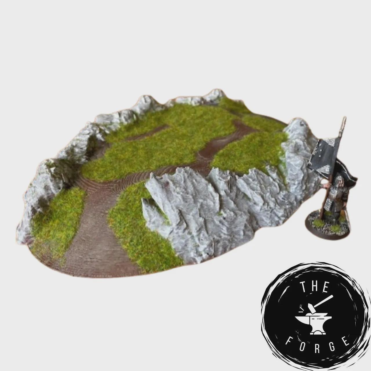Terrain Rocheux Pour Wargame – échelles 28mm Et 15mm, Décor Warhammer
