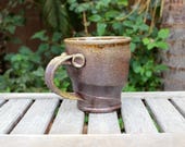 Large Wood Fired Swirl Mug