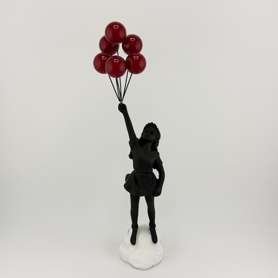 その他 MEDICOM TOY -  BANKSYFlying Balloons Girl Red Balloons Flying Balloons Girl (Red Edition) | VeVe Collectibles